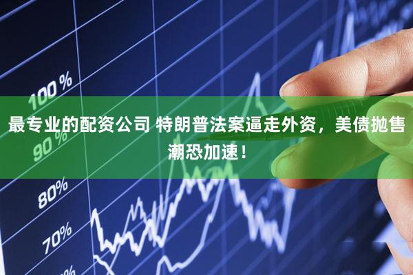 最专业的配资公司 特朗普法案逼走外资，美债抛售潮恐加速！